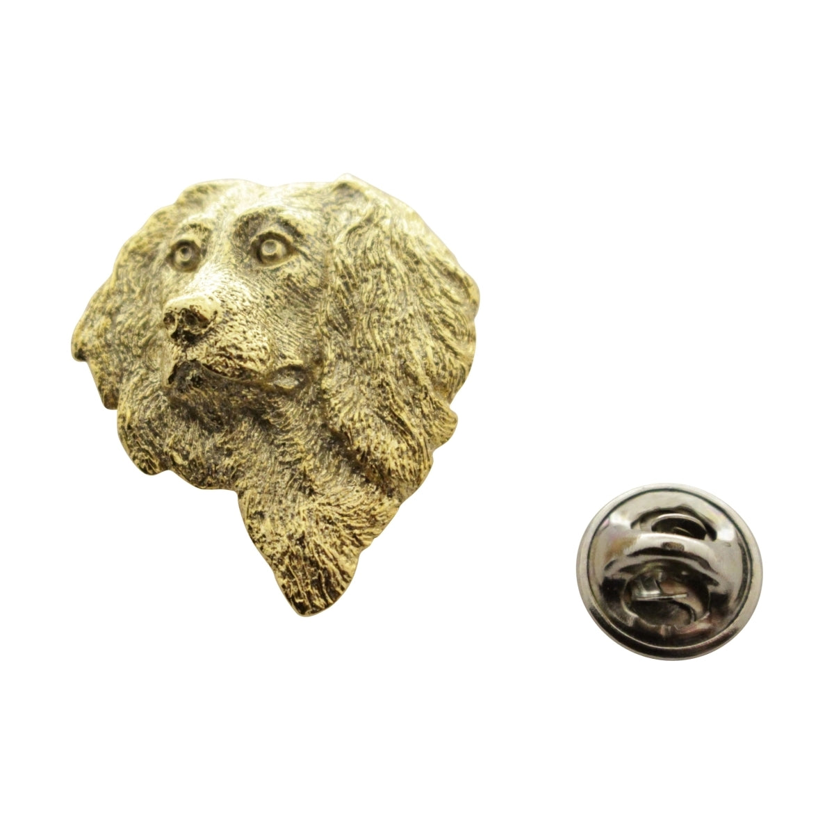 Boykin Head Pin ~ 24K Gold ~ Lapel Pin ~ Sarah's Treats & Treasures